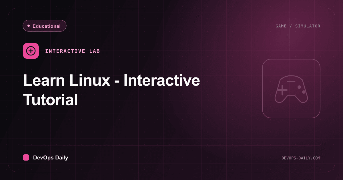 Learn Linux - Interactive Tutorial